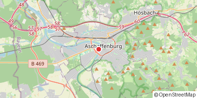 Karte: Aschaffenburg