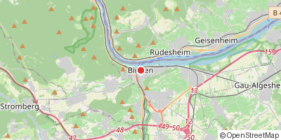 Karte: Bingen am Rhein