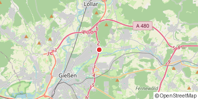 Karte: Gießen-Wieseck