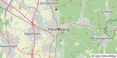 Karte: Heidelberg