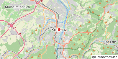 Karte: Koblenz
