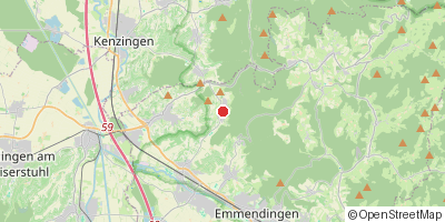 Karte: Teningen-Heimbach
