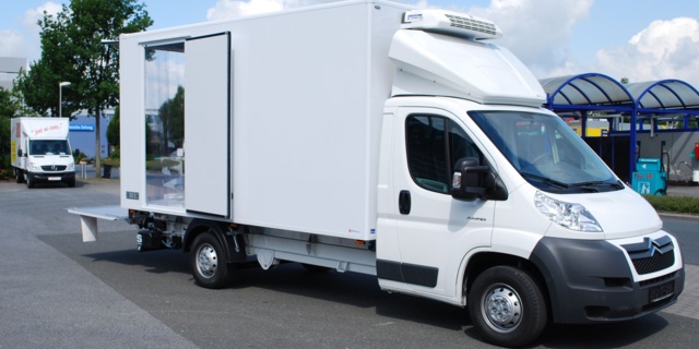 EVELS Karosserie-Fahrzeugbau GmbH Arbeitsprobe Evels Frischdienst Kofferaufbau