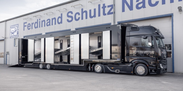 FSN Fahrzeugtechnik GmbH Arbeitsprobe Sattelauflieger für geschlossene Fahrzeugtransporte